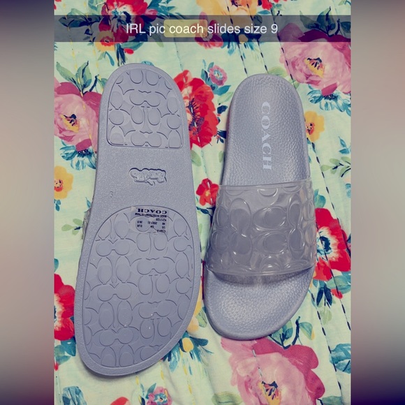 Coach Shoes Authentic Coach Slides At Poshmark